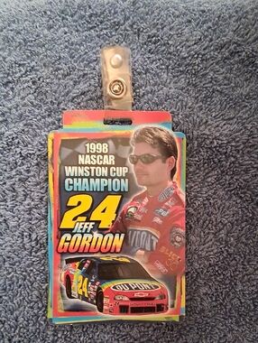 Nascar Jeff Gordon 24 Multicolor Champion Badge